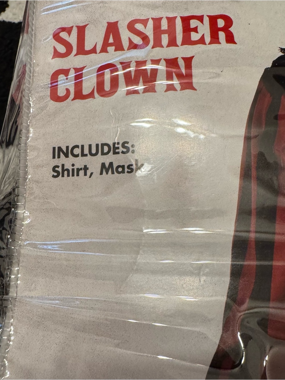 Mens Slasher Clown Spirit Halloween Costume New Size Large - Picture 7 of 8